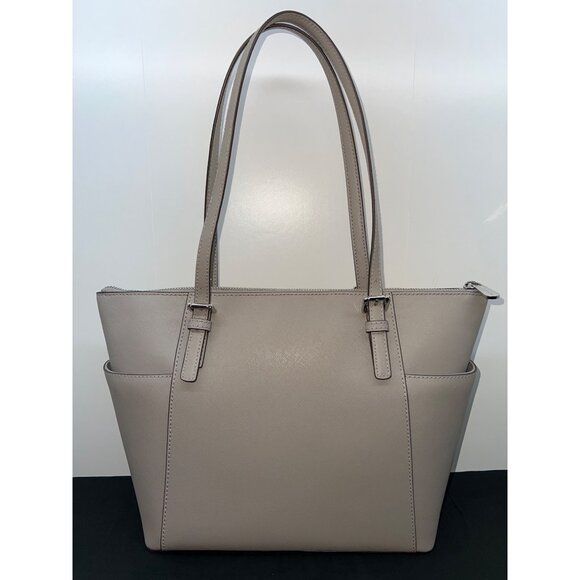 Michael Kors Tote Bag In Pearl Gray - Picture 3 of 9